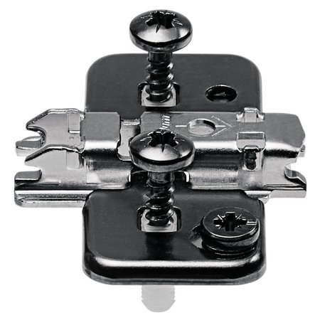BLUM 0mm Onyx Black Expando Cam Adjustable Wing Baseplate for Cliptop Hinges 174H7100E
